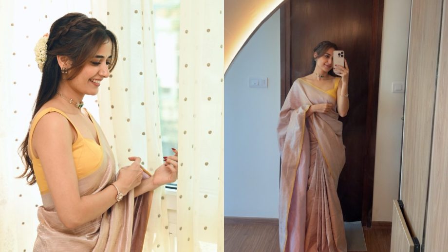 Ashika Ranganath Inspired Stunning Bold Blouse To Elevate Your Simple Saree Looks 946101