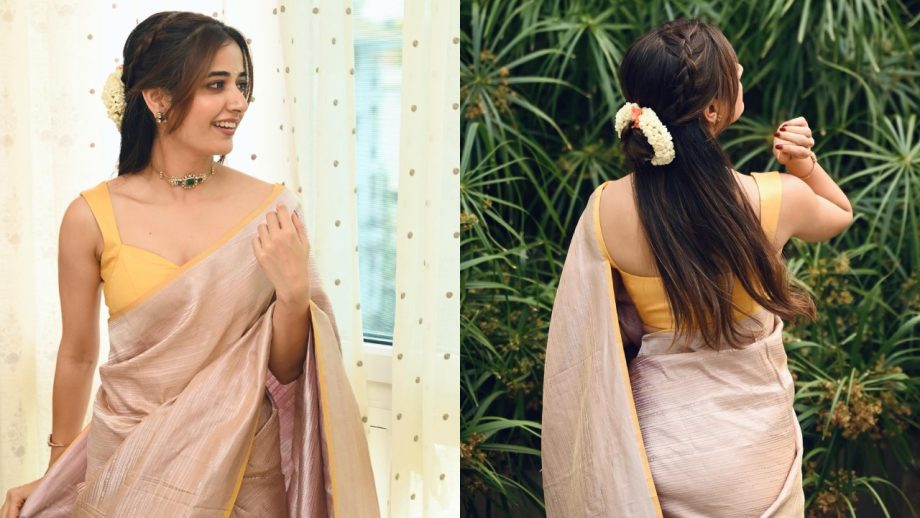 Ashika Ranganath Inspired Stunning Bold Blouse To Elevate Your Simple Saree Looks 946102