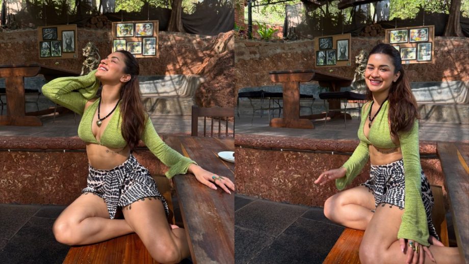 Avneet Kaur Raises Heat In Sunkissed Moments Wearing Green Bralette & White Skirt, Check Here! 946458