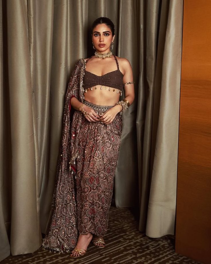 Bhumi Pednekar Turns Up the Glam in a Brown Traditional Ensemble 945119