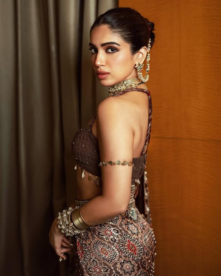 Bhumi Pednekar Turns Up the Glam in a Brown Traditional Ensemble 945121