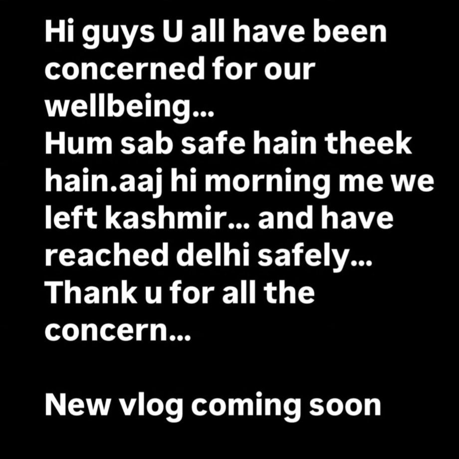 Bigg Boss 17's Jigna Vora Slams Shoaib Ibrahim For Insensitive Vlog Tease Amid Pahalgam Terror Attack 945617