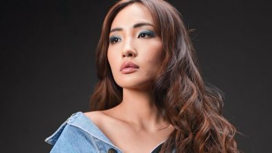 Chum Darang Turns Up Heat In Oversized Denim Shirt – See Bold Photos