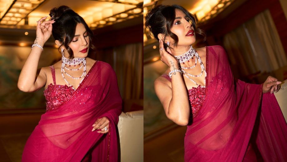 Desi Girl Priyanka Chopra Inspired Bold Blouse Designs To Make You Look Glamorous 945247