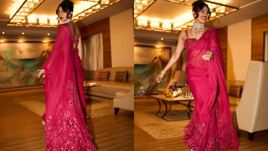 Desi Girl Priyanka Chopra Inspired Bold Blouse Designs To Make You Look Glamorous 945246