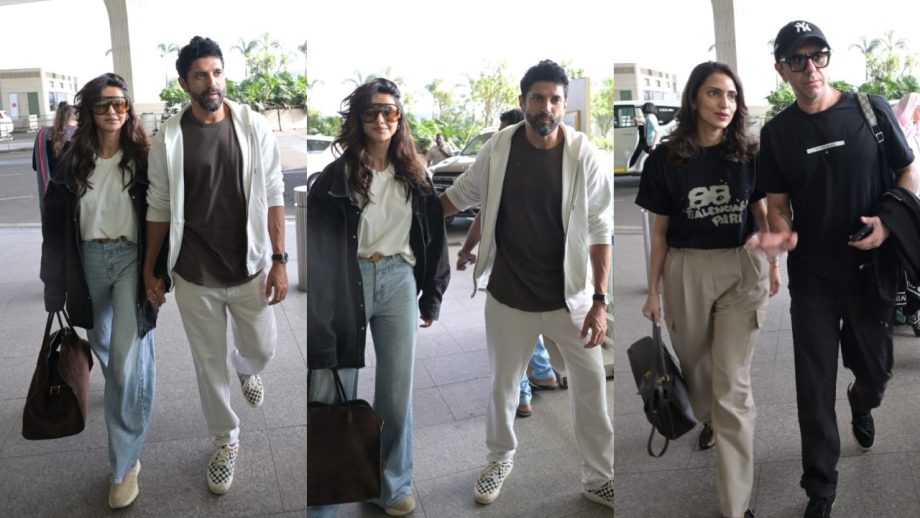 Farhan Akhtar and Ritesh Sidhwani Head to Srinagar for ‘Ground Zero’ Premiere | Spotted at Mumbai Airport  944919