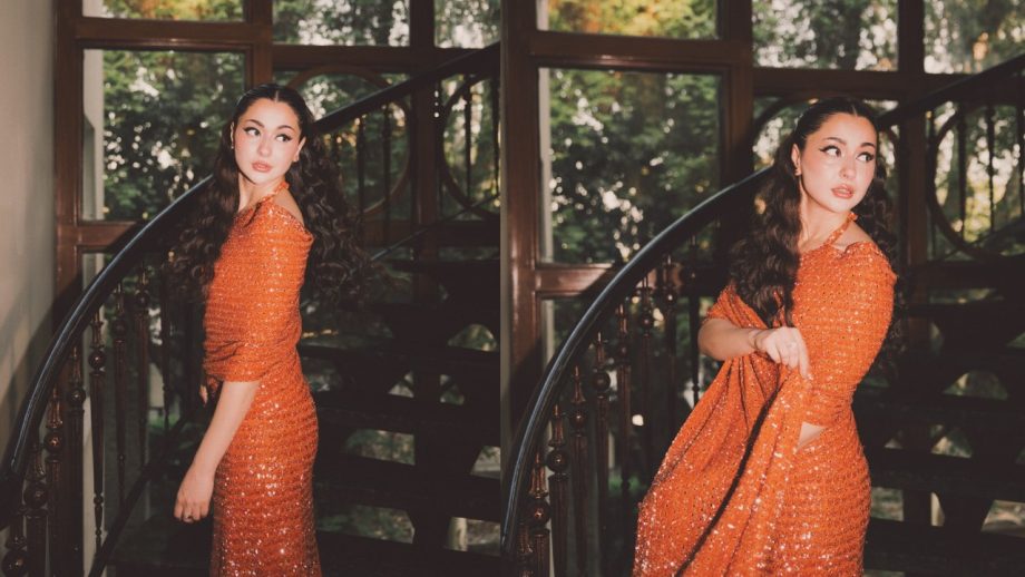 Hania Amir Screams Attention In Shimmery Tangerine Fishtail Gown - See Stunning Pics 944513