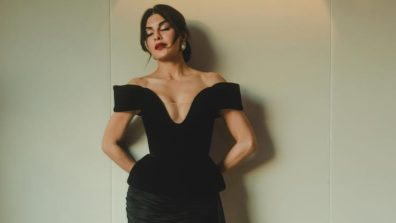 Jacqueline Fernandez’s Black Mini Dress is the Ultimate Showstopper