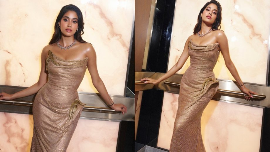 Janhvi Kapoor Slaying In Jaw-dropping Strapless Gowns - See Pics 945520