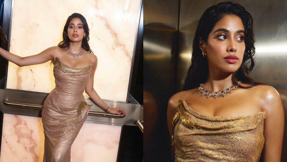 Janhvi Kapoor Slaying In Jaw-dropping Strapless Gowns - See Pics 945524