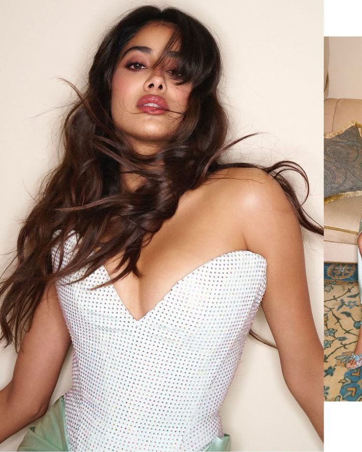 Janhvi Kapoor Stuns in a Corset Top and Pastel Skirt 945156