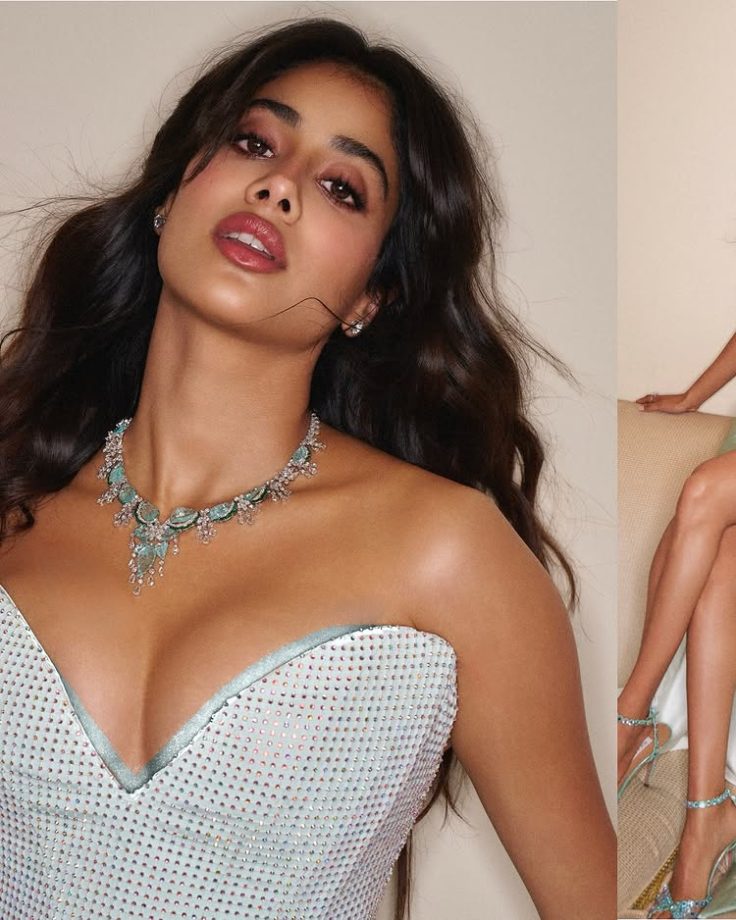 Janhvi Kapoor Stuns in a Corset Top and Pastel Skirt 945157