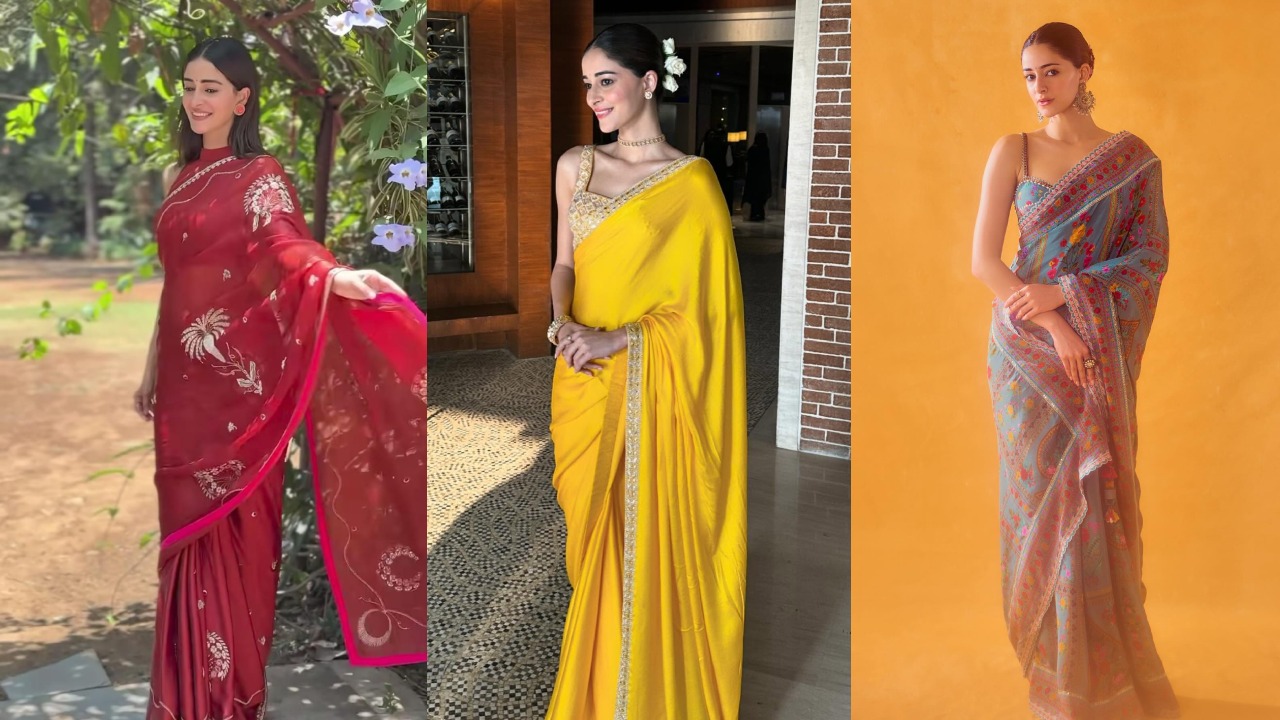 Kesari Chapter 2 Actress Ananya Panday Radiates Elegance In Simple Saree Looks 944683