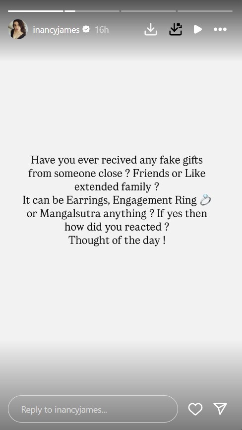 Muskan Nancy James Shares Cryptic Posts About 'Fake Gifts' Amid Hansika Motwani's Response To Her Allegations 943443