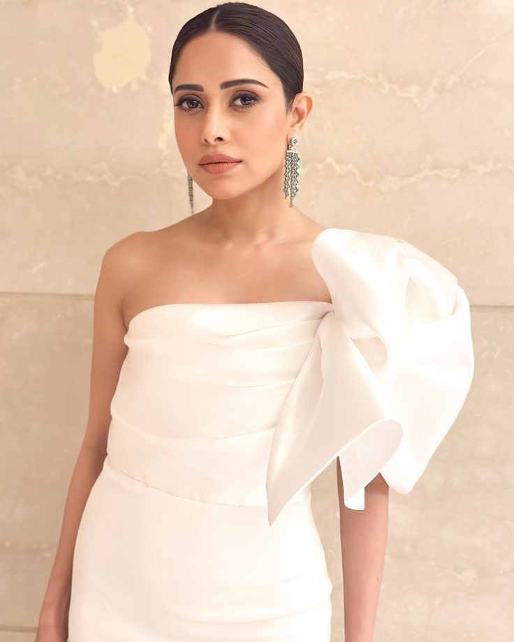 Nushrratt Bharuccha Stuns in a Chic White Bodycon Dress 944262
