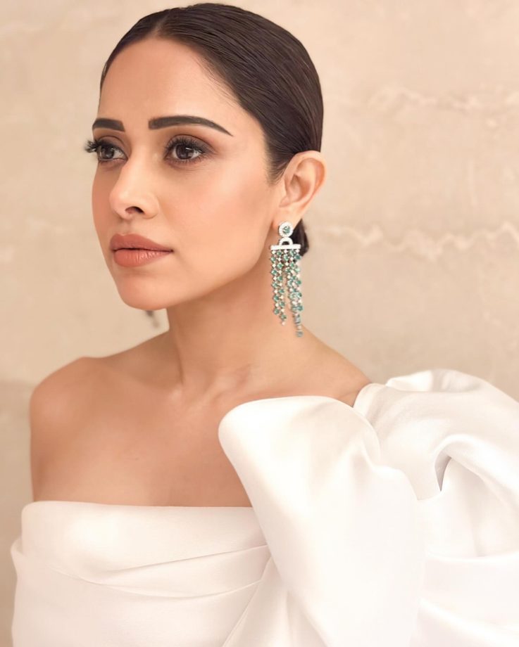 Nushrratt Bharuccha Stuns in a Chic White Bodycon Dress 944263