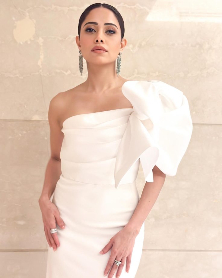Nushrratt Bharuccha Stuns in a Chic White Bodycon Dress 944264