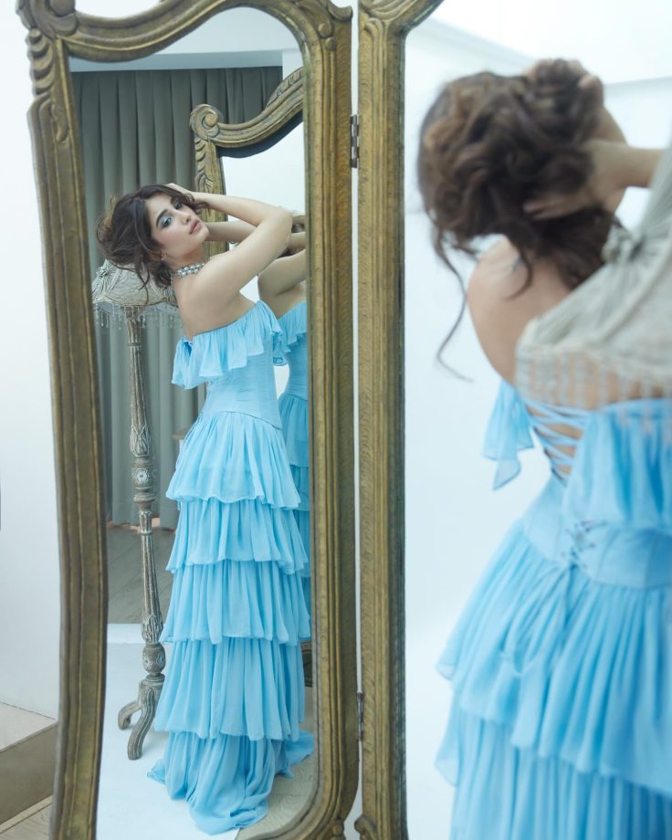 Rasha Thadani Looks Like a Real-Life Elsa in a Magical Ice Blue Gown 944230