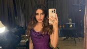 Rasha Thadani's In Stunning Purple Mini Dress 945981