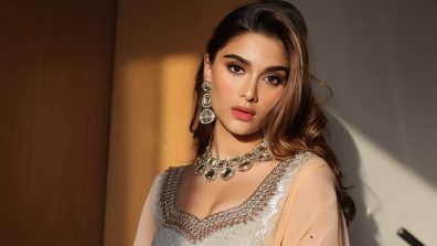Saiee Manjrekar Stuns in a Timeless White Anarkali Ensemble