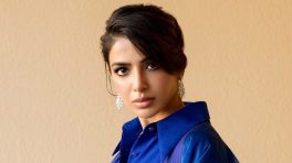 Samantha Ruth Prabhu Exudes Confidence In Royal Blue Jumpsuit With Diamond Accessories - See Pics