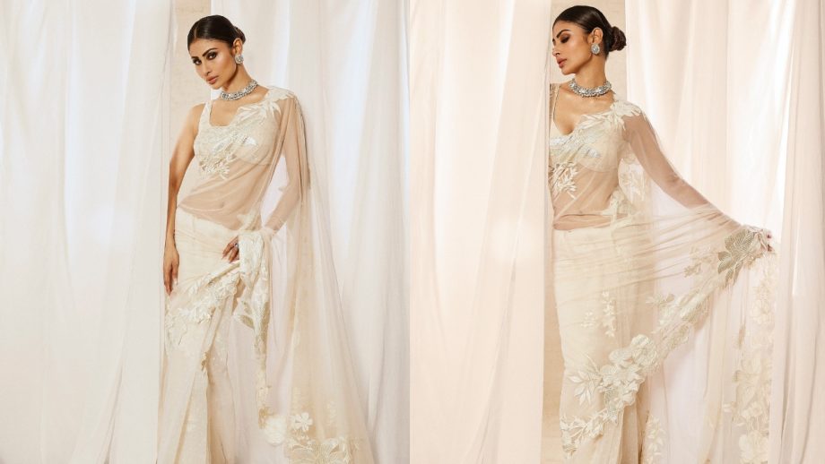 Sheer Sarees Are Stealing the Show: Munmun Dutta, Nikki Tamboli, &  Mouni Roy Nailed the Look 944696