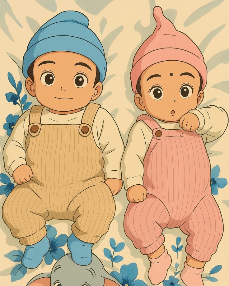 Shraddha Arya Unveils Her Twin Babies' Names With Adorable Ghibli-Themed Photos! 942939