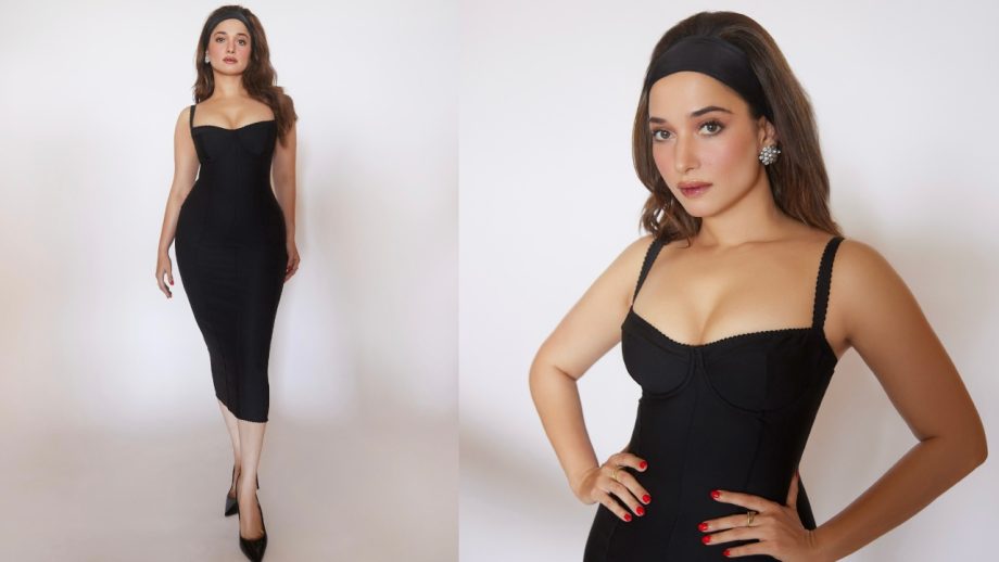 Shriya Saran-Tamannaah Bhatia: How Divas Make Midi Dresses Look Effortless 943492