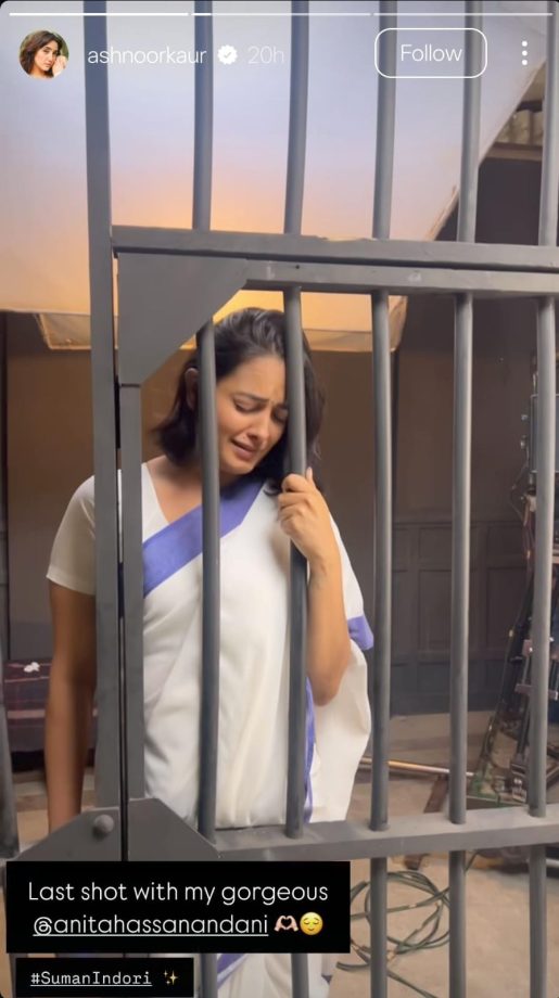 Suman Indori's Anita Hassanandani & Ashnoor Kaur Get Emotional As They Shoot Last Episode 945443