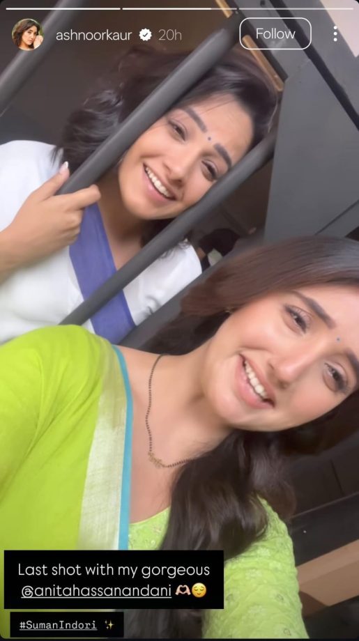 Suman Indori's Anita Hassanandani & Ashnoor Kaur Get Emotional As They Shoot Last Episode 945445