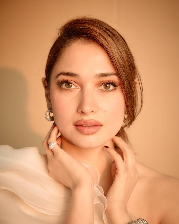 Tamannaah Bhatia Keeps It Chic in a One-Shoulder Top and Baggy Jeans 944210