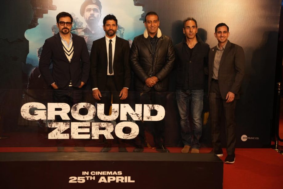 The historic premiere of Excel Entertainment's Ground Zero kicks off with BSF Jawans and entire team walking the red carpet! 945029