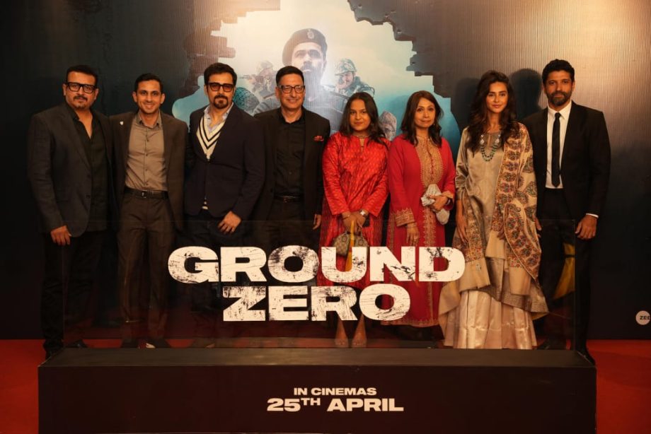The historic premiere of Excel Entertainment's Ground Zero kicks off with BSF Jawans and entire team walking the red carpet! 945030