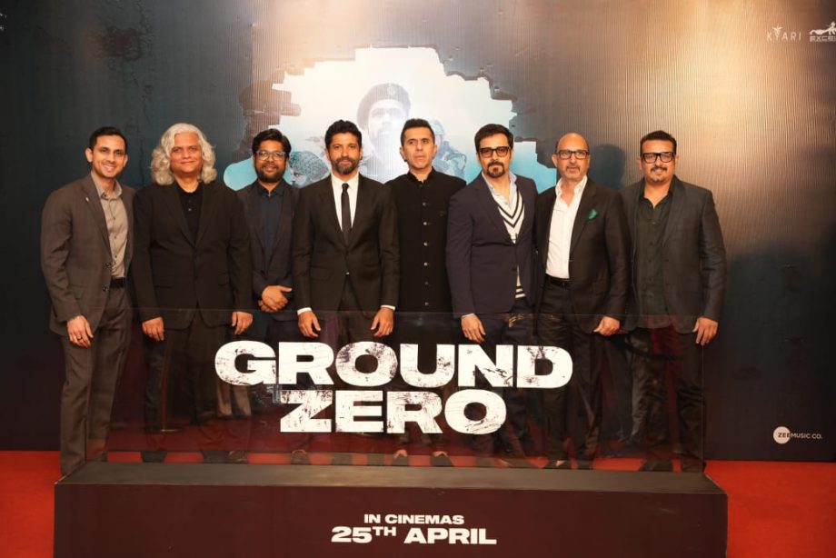 The historic premiere of Excel Entertainment's Ground Zero kicks off with BSF Jawans and entire team walking the red carpet! 945032