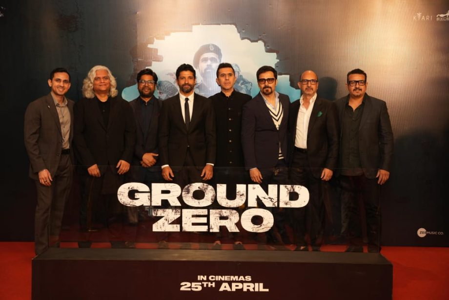 The historic premiere of Excel Entertainment's Ground Zero kicks off with BSF Jawans and entire team walking the red carpet! 945028