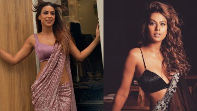Times Nia Sharma Took Her Saree Game To Next Level Pairing With Bold Blouse