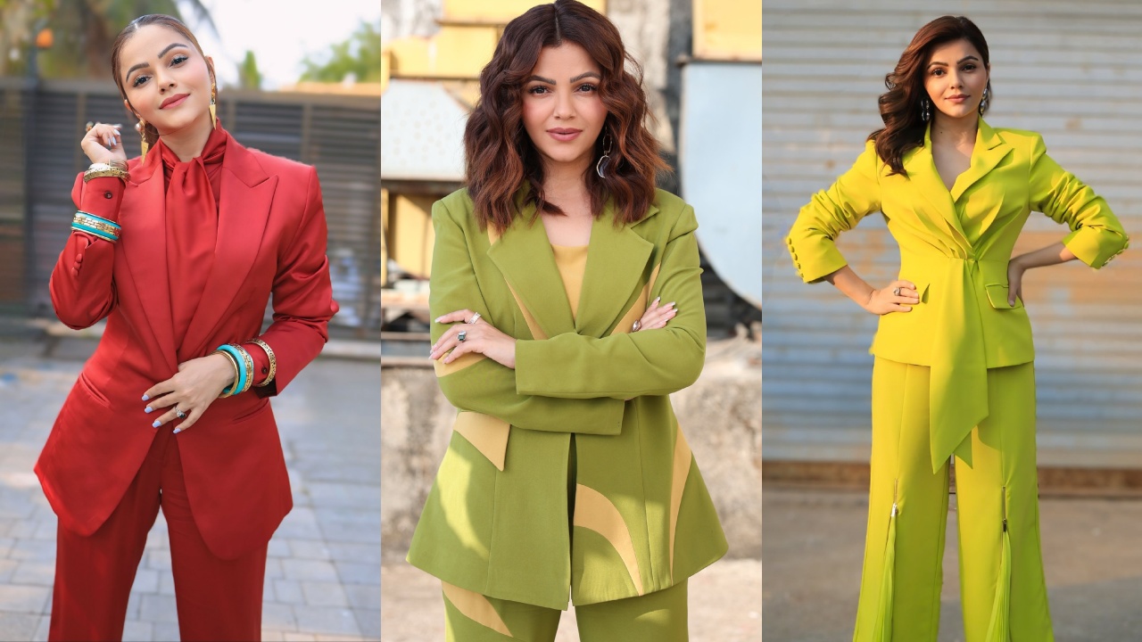 Times Rubina Dilaik Personified Class In Pop Pantsuits - Check Photos 945001