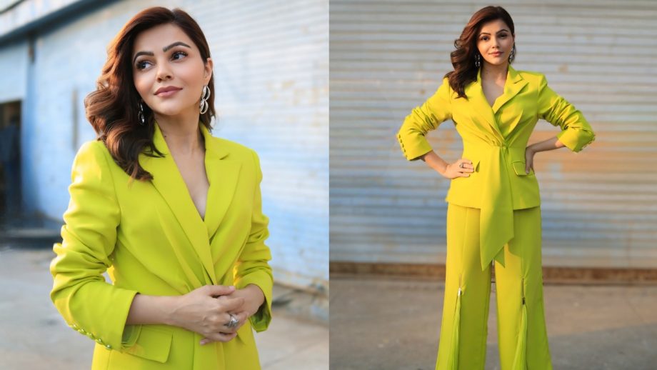 Times Rubina Dilaik Personified Class In Pop Pantsuits - Check Photos 944993