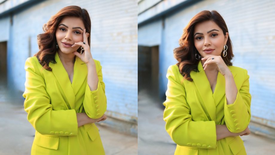 Times Rubina Dilaik Personified Class In Pop Pantsuits - Check Photos 944994