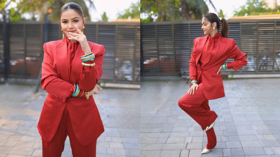 Times Rubina Dilaik Personified Class In Pop Pantsuits - Check Photos 944999
