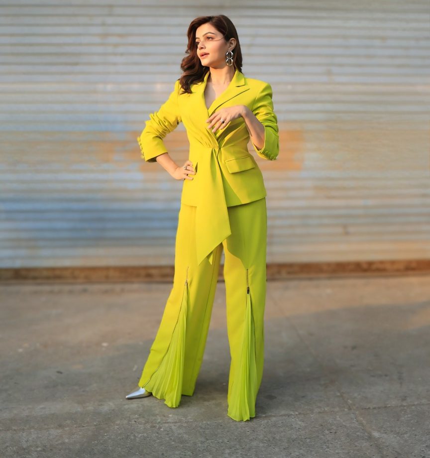 Times Rubina Dilaik Personified Class In Pop Pantsuits - Check Photos 944992