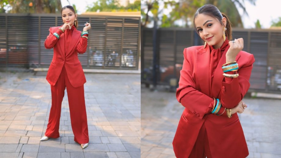 Times Rubina Dilaik Personified Class In Pop Pantsuits - Check Photos 945000