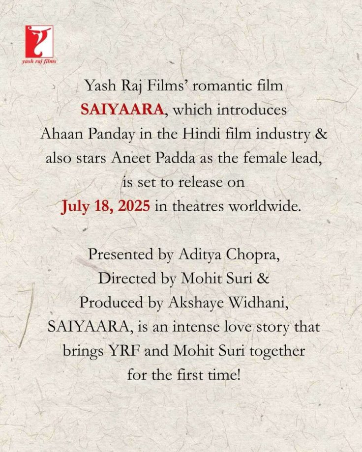 Who is Aneet Padda Debuting with Yash Raj Movie Saiyaara Alongside Ahaan Panday? 945428