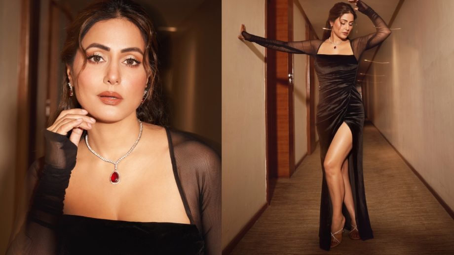 Who Rocked the Thigh-High Slit Dress Look? Tejasswi, Mouni, or Hina 944363