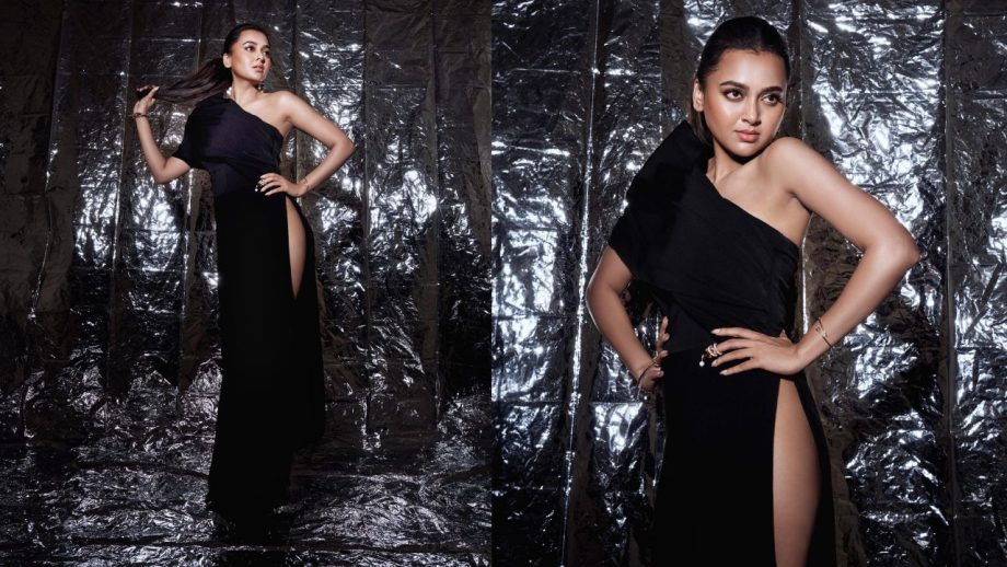 Who Rocked the Thigh-High Slit Dress Look? Tejasswi, Mouni, or Hina 944369