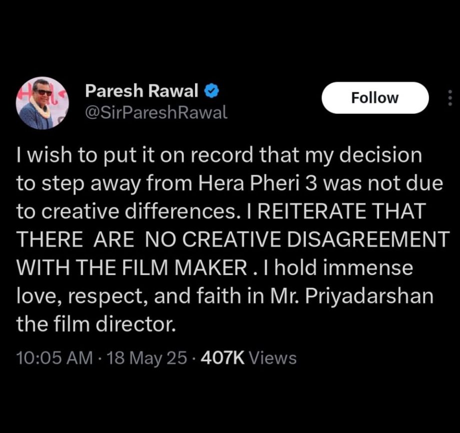 Akshay Kumar files Rs 25 crore lawsuit against Paresh Rawal for sudden exit from 'Hera Pheri 3': Report 948579