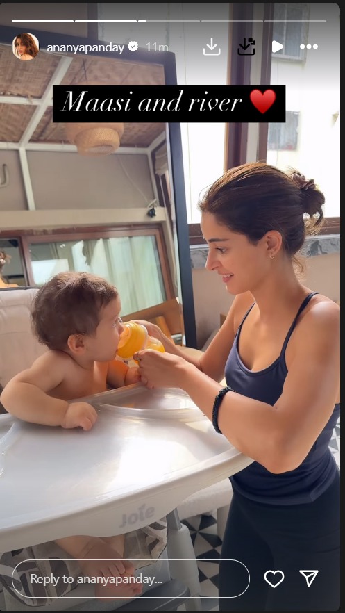 Ananya Panday Is The Coolest 'Maasi' As She Feeds Nephew River - See Here! 948653