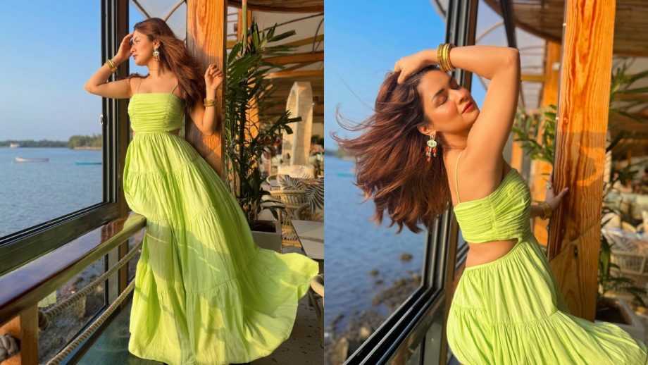 Avneet Kaur Vs Chahat Pandey: Who Wore The Simple Slip Backless Maxi Dress Better? 947630