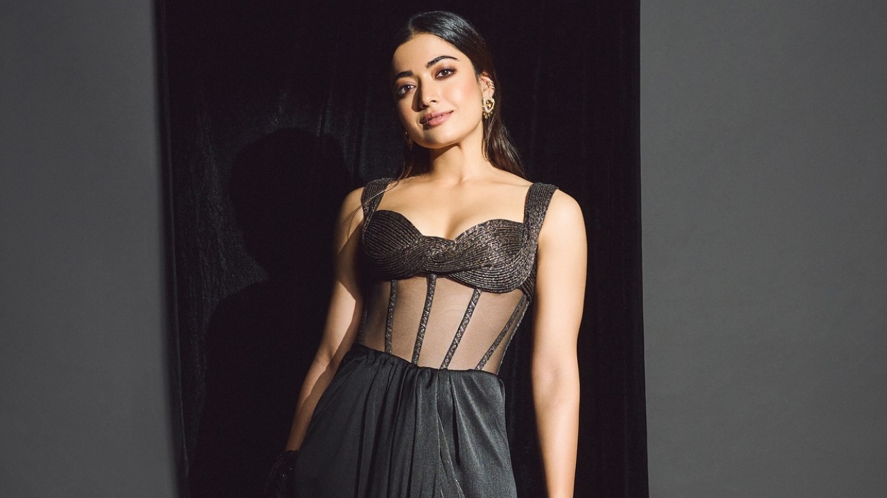 Back with a Bang Rashmika Mandanna's Show-Stopping Red Carpet Look 950024
