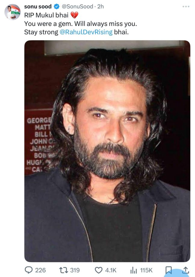 Celebrities Expressed Grief: Shocked By The Death Of Mukul Dev 949086